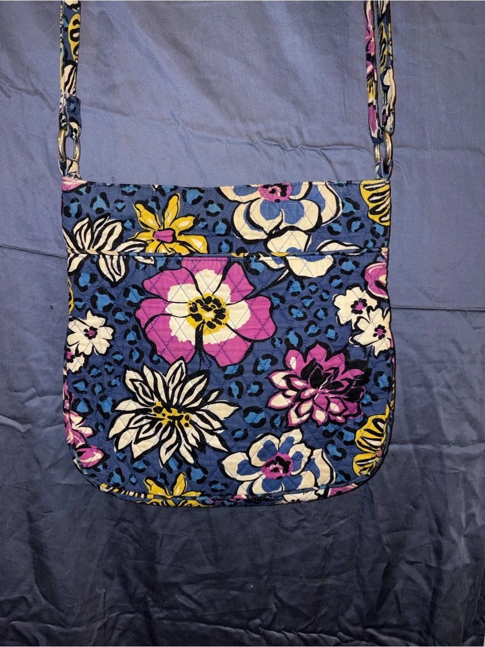 Vera Bradley Quilted Floral Crossbody Bag -  EUC